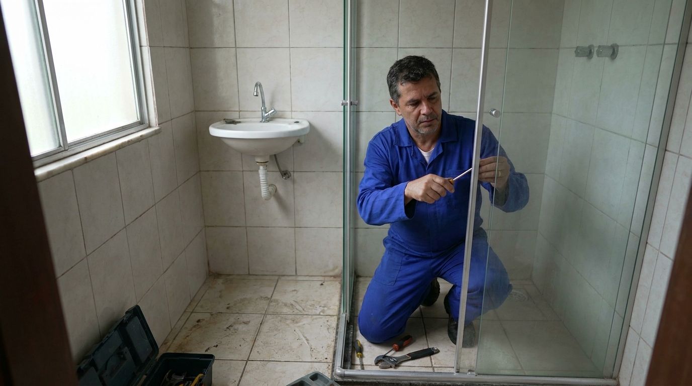 Reparo de box de vidro em Fortaleza‑CE